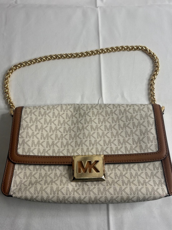 MICHAEL Michael Kors Handbags - Michael Kors Sonia Medium logo Convertible Shoulder Bag MK NWT Beige NO STRAP